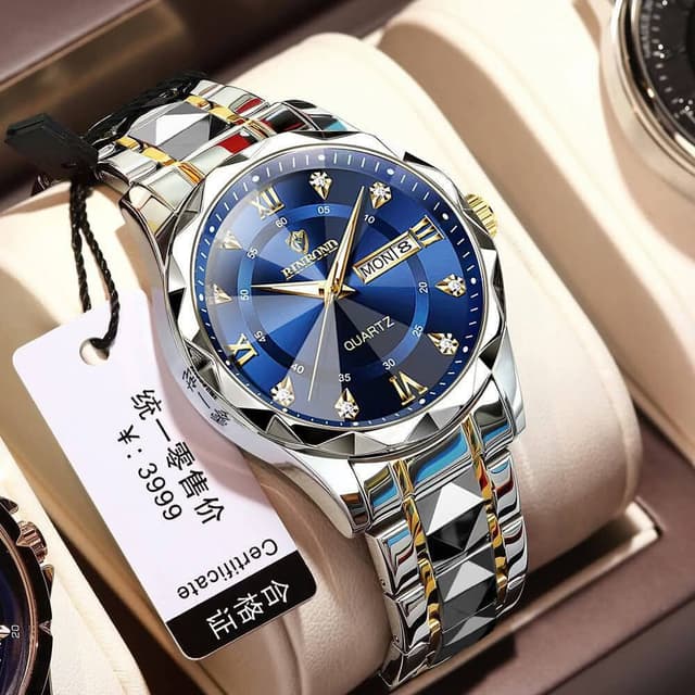 Binbond 2521 Luxury Brand Blue Watch For Men