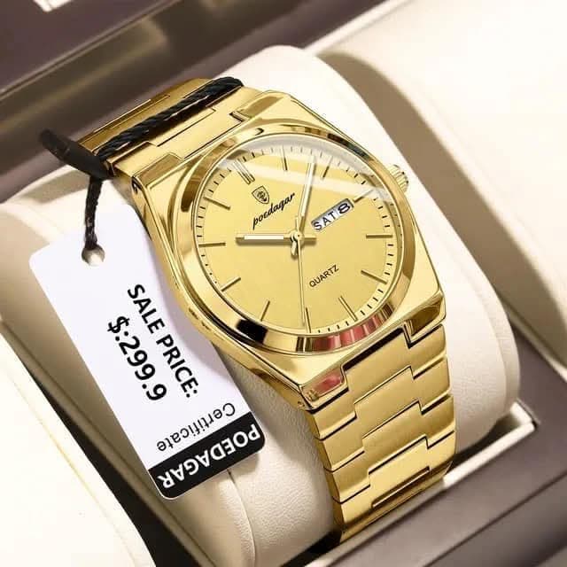Poaydager 930 Model Luxury Brand Golden Watch For Men