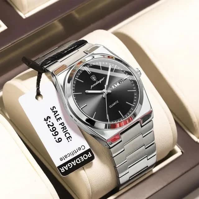 Poaydager 930 Model Luxury Brand Black Watch For Men