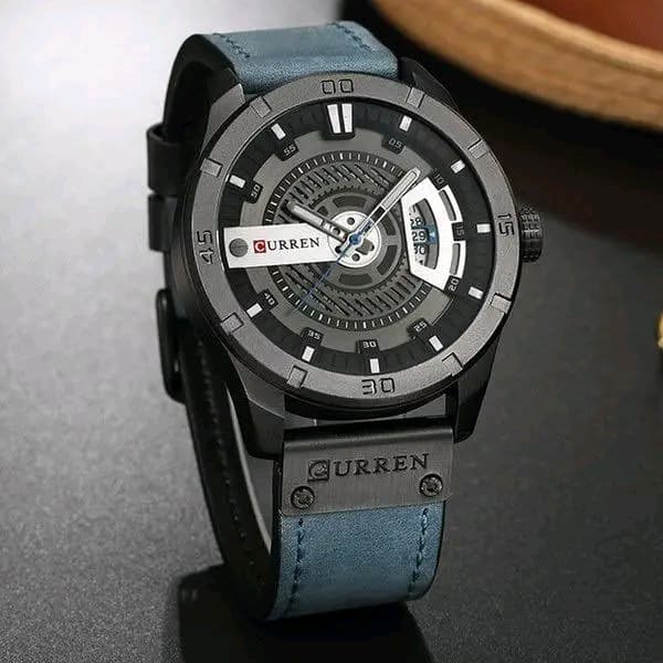 Luxury Watch Blue Colour - Brand CURREN Men Military Sports Watches