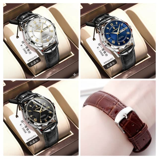 Poedagar 615 Luxury Watch - All Colour